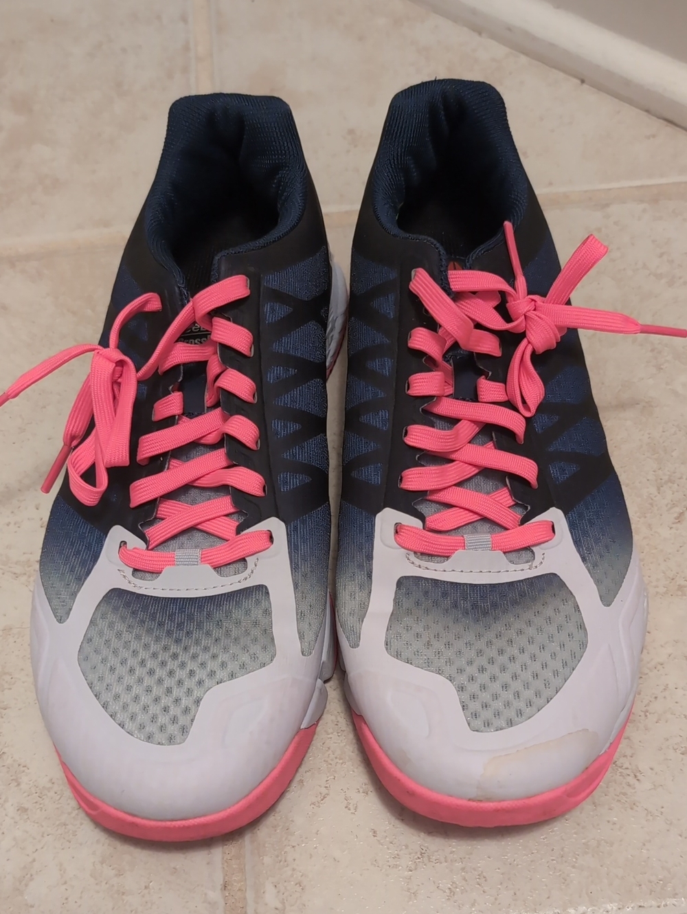 Reebok CrossFit Women’s Athletic Sneakers in Navy and Pink